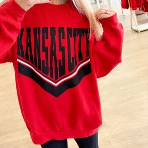 Kansas City Sweatshirt Vintage Vibes Size S